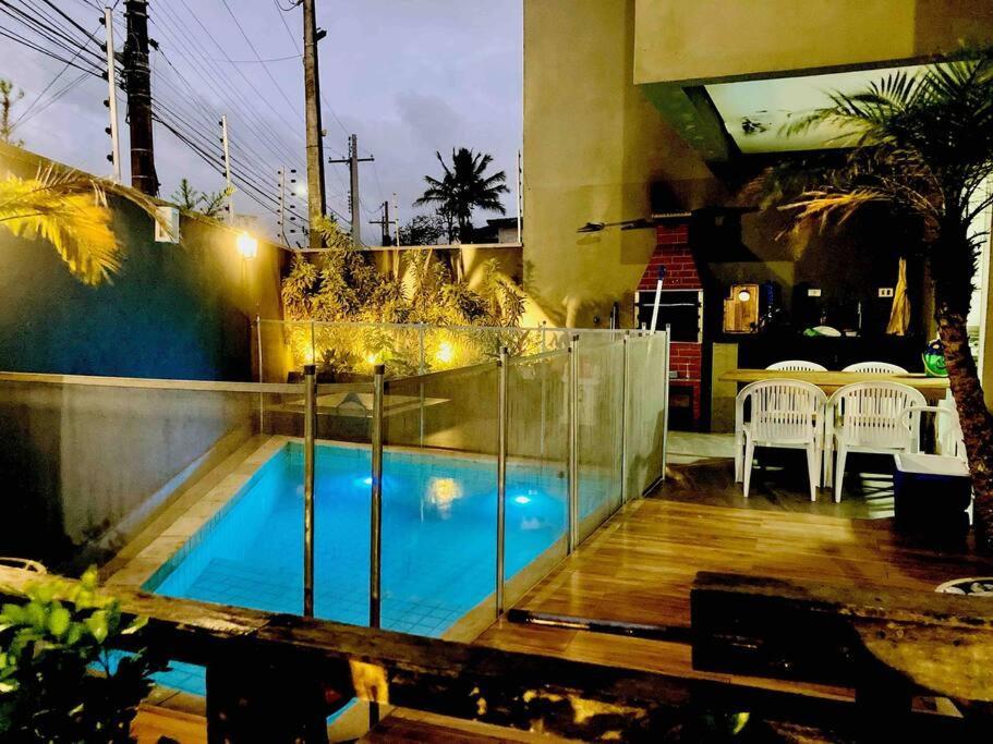Casa Agradavel Com Piscina Ha 1 Quadra Da Praia. Bertioga Esterno foto